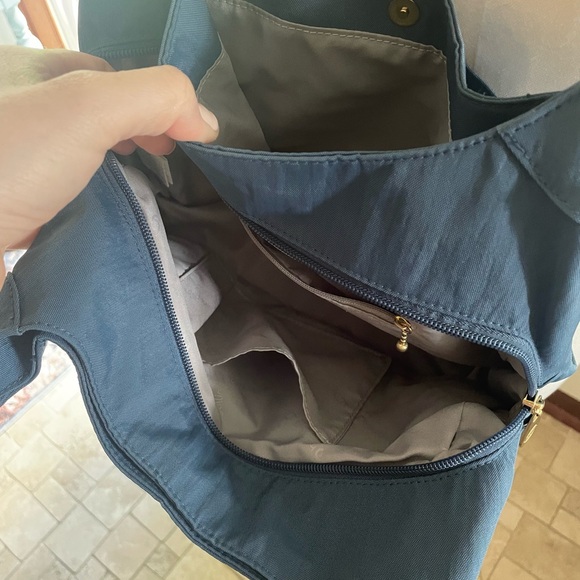 Baggallini San Marino Purse Bag Satchel - Blue - Picture 8 of 10